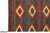 Native American Modern Navajo Inspired Wool Accent Rug in Crimson, Gold, and Charcoal 3x5 For Sale - Image 3 of 8