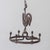 Metal 1950s Wrought Iron Rooster Chandelier by Jean Touret for Atelier Marolles For Sale - Image 7 of 14