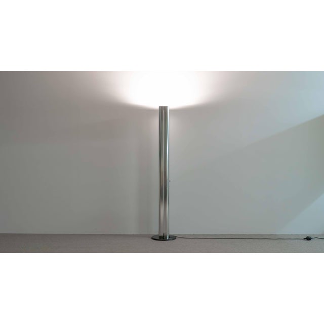 Artemide Megaron Terra Floor Lamp in Chrome by Gianfranco Frattini for Artemide, 1990s For Sale - Image 4 of 18