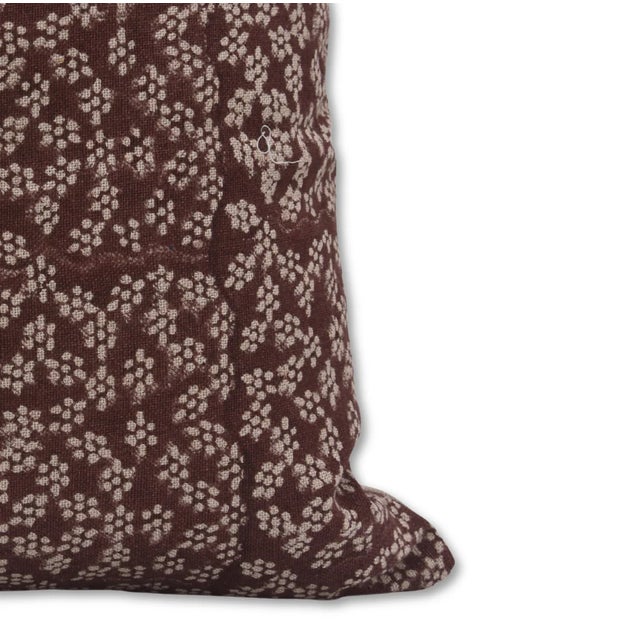 Not Yet Made - Made To Order Fabdivine Handcrafted Thick Linen Pillow Covers With Block Prints 14x14 Inch- Ola Vrishti For Sale - Image 5 of 6