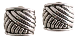 Late 20th Century Pair of Kieselstein-Cord Sterling Earrings
