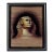 1996 Egyptian Sphinx on Papyrus Original Signed Painting by Monsef Labib For Sale