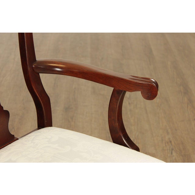 Pennsylvania House Queen Anne Style Set of Eight Cherry Dining Chairs For Sale - Image 10 of 18
