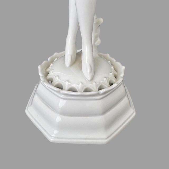 Rosenthal 1920s Rosenthal Art Deco Porcelain Pierrot Figurine by Dorothea Charol For Sale - Image 4 of 14