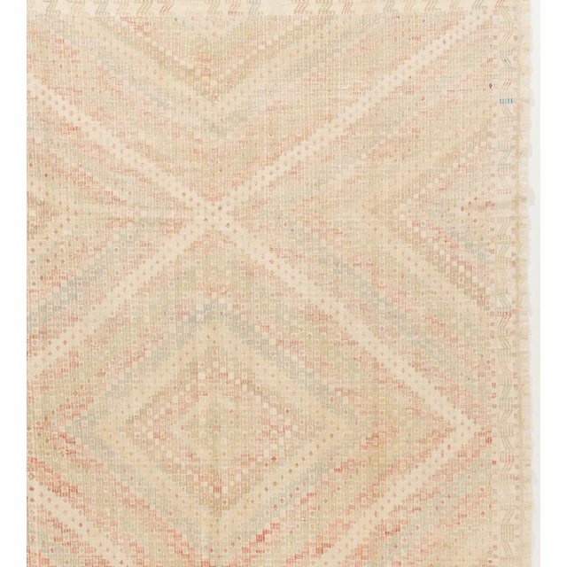 1940s Vintage Circa 1940 Jajim Rug 6ft 7in X 10ft 4in For Sale - Image 5 of 5