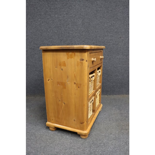 Giants McHale Pine Basket Sideboard For Sale - Image 9 of 14