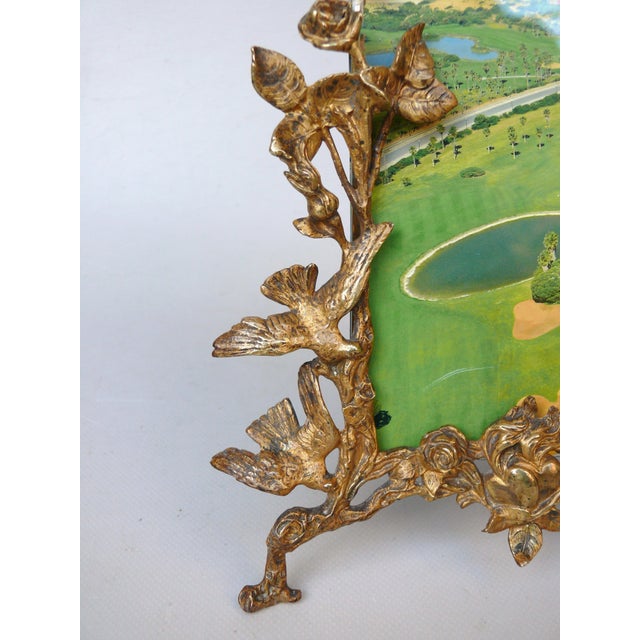 Biedermeier Picture Frames Amor in Bronze, Set of 2 For Sale - Image 11 of 18