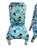 Pair MCM CasaBique Ming Armchairs in Thibaut “Imperial Dragon” For Sale - Image 14 of 18