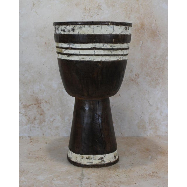 Tapered Wood Side Table For Sale - Image 5 of 5