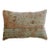 Early 20th Century Orange Medallion Oushak Rug Pillow For Sale