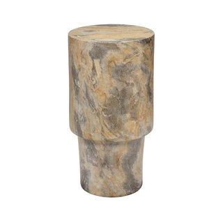 St. Germain Drink Table, Marbled Grey For Sale