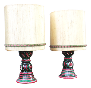 West German Ceramic Table Lamps from Ulmer Keramik, 1960s, Set of 2
