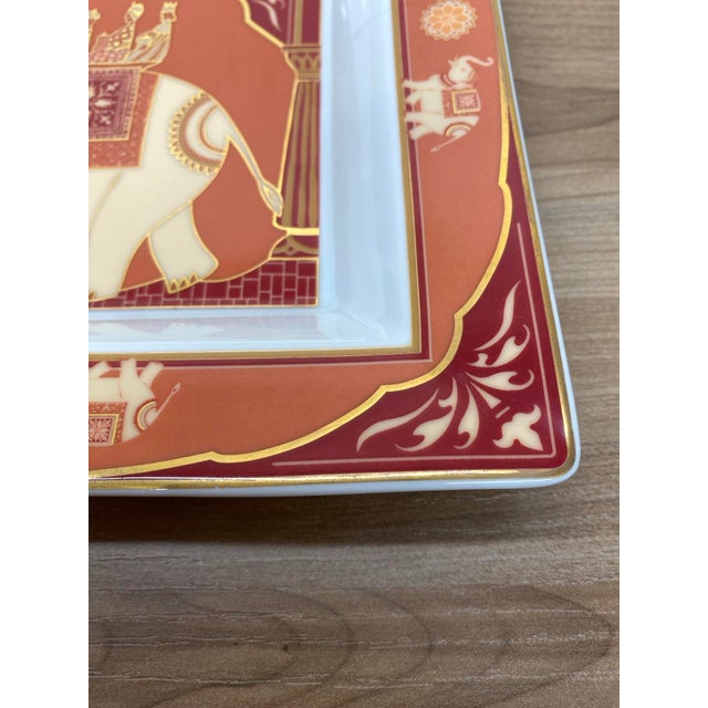 Ceramic 1970s Rosenthal Elephant Motif Porcelain Trinket Dish For Sale - Image 7 of 11