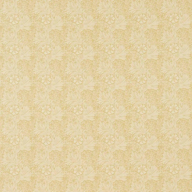 Morris & Co Marigold Fabric in Lichen/Cowslip - a Sample For Sale