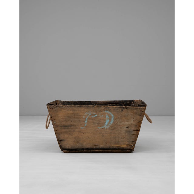 20th Century French Wooden Champagne Grape Harvesting Basket For Sale - Image 16 of 18