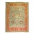 Green Orange Antique Oushak Rug For Sale