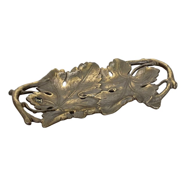 Large Brass Shell Plate, Germany, 1970s For Sale