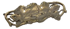 Large Brass Shell Plate, Germany, 1970s