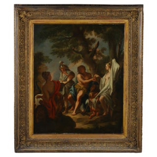 The Judgement of Paris, Oil on Canvas, Framed For Sale