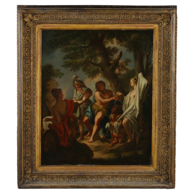 The Judgement of Paris, Oil on Canvas, Framed For Sale