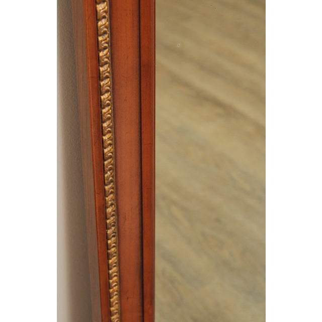 Kindel Belvedere Parcel Gilt Cherry Rectangular Wall Mirror For Sale - Image 11 of 12