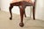 Brown Ethan Allen Chippendale Carved Mahogany Dining Chairs, Set of Six For Sale - Image 8 of 12