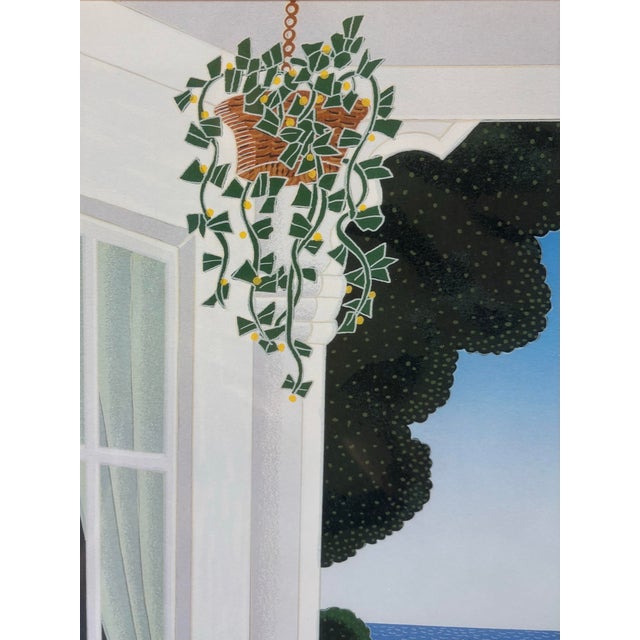 Thomas McKnight Vintage Thomas McKnight Framed Architectural Serigraph Print, 1980s For Sale - Image 4 of 8