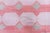 1950s Doris Leslie Blau Mid-Century Indian Dhurrie Pink Flatweave Cotton Rug Greek Key For Sale - Image 5 of 8