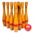 Vintage Bowling/Skittles Set With Red Ball c.1920 For Sale
