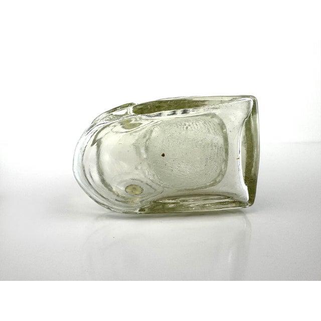 Mid 20th Century Italian Empoli Glass Fish Decanter Bottle With Tail Stopper Barware For Sale - Image 11 of 11