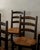 Vintage French Brutalist Dining Chairs by Georges Robert, 1950s, Set of 6 For Sale - Image 16 of 18