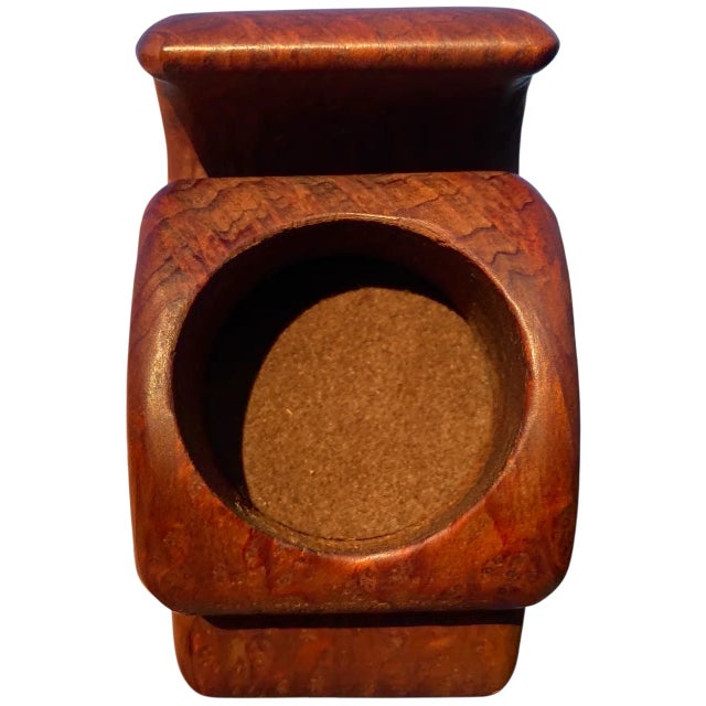 Mid 20th Century Fred & Marilyn Buss Redwood Burl Rabbit Shaped Jewelry Box For Sale In San Francisco - Image 6 of 7