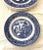Vintage Willow Ware by Royal China & Grindley Blue & White Dinner plates. Mix & Match with the other blue and white...