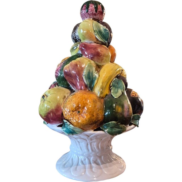 Mid-Century Modern Vintage.Italuan Ceramic Centerpiece For Sale - Image 3 of 4