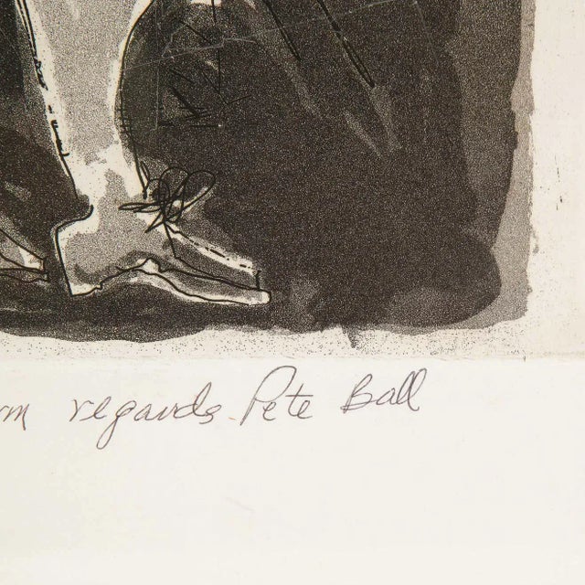 Printmaking Materials 1970 Peter Eugene Ball Lithograph For Sale - Image 7 of 13
