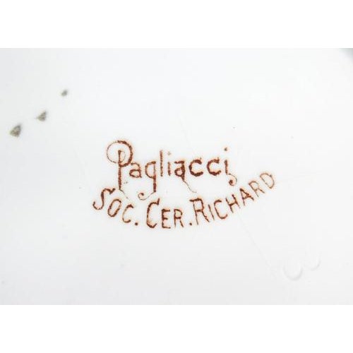 Pagliacci Plates from S. C. Richard, 1890s, Set of 5 For Sale - Image 5 of 18