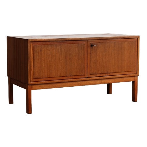 Small Vintage TV Cabinet in Teak, Sweden, 1960s For Sale