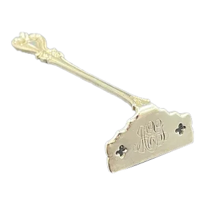 Early 20th Century Sterling Silver Baby Food Pusher