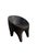 Sculptural Lounge Chair Carved From Solid Suar Wood, Modern Organic For Sale - Image 6 of 7