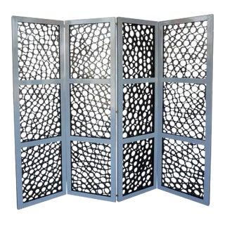 1990s Crosscut Bamboo Screen by Oly Studio For Sale