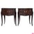 Early 20th Century Art Deco Italian Bedside Tables in Mahogany, 1950s, Set of 2 For Sale - Image 14 of 14