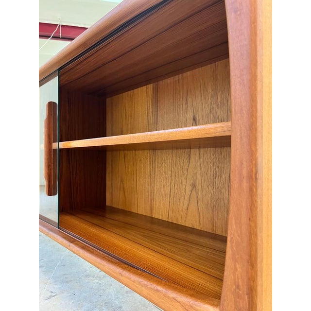 Display Sideboard in Teak with Chrome Feet from Dyrlund For Sale - Image 10 of 11