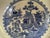 A Mason's Blue Willow pattern ironstone transfer ware plate made in the early 19th C. The plate measures 11.5" in diameter...