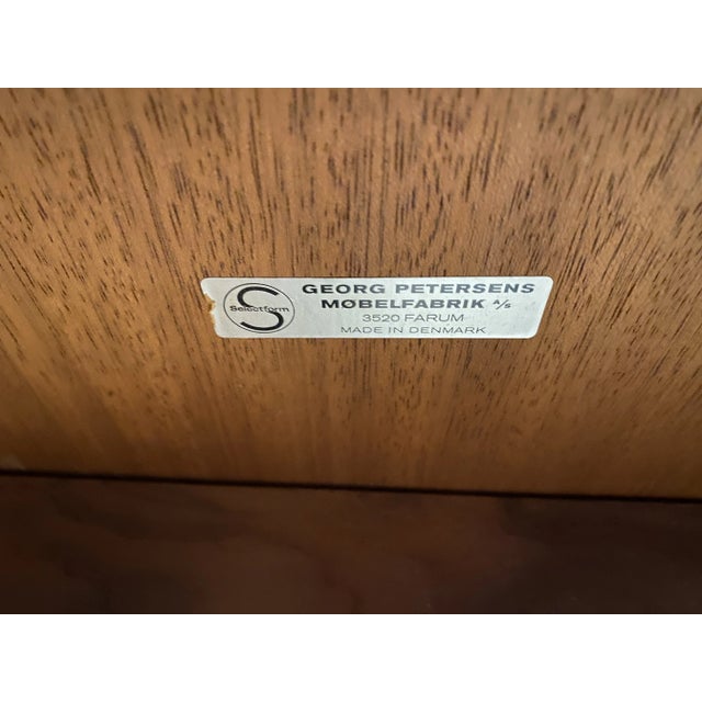 Danish Modern Rosewood Cantilever Executive Desk by Georg Petersens For Sale - Image 12 of 12