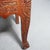Wood Anglo-Indian Carved Inlaid Rosewood Block Print Side Chairs - Set of 4 For Sale - Image 7 of 10