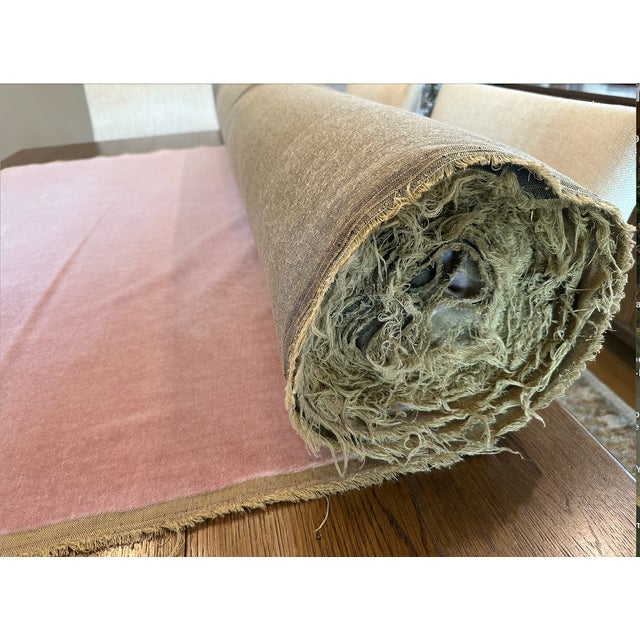 2020s Mohair Fabric-JBMartin Old Rose 15 Yards For Sale - Image 5 of 6