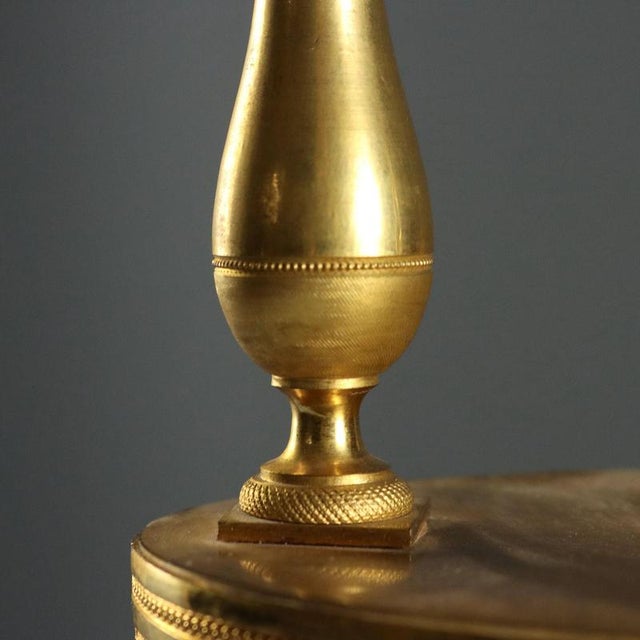 Metal Antique Bronze Clock from Warnier à Paris, France, 19th Century For Sale - Image 7 of 11