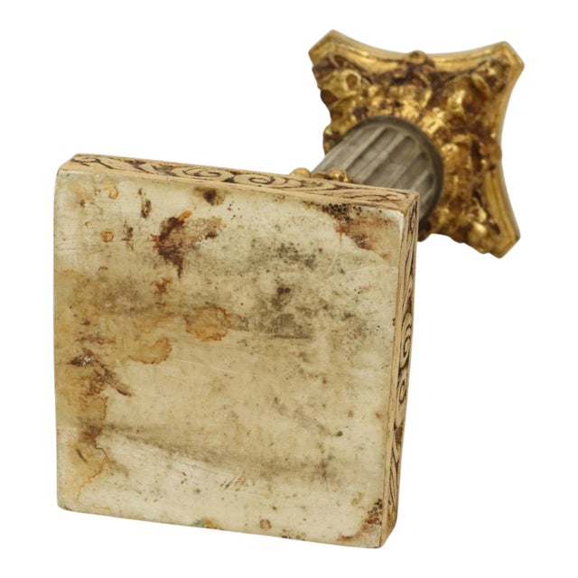Baroque Style Gilt Resin Column, 20th Century For Sale - Image 15 of 17