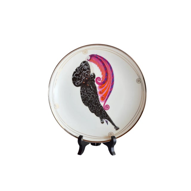Art Deco Erté "Beauty and the Beast" Limited Edition Plate For Sale - Image 3 of 8