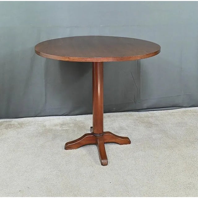 Wood Mahogany Gueridon Table, Early 20th Century For Sale - Image 7 of 16